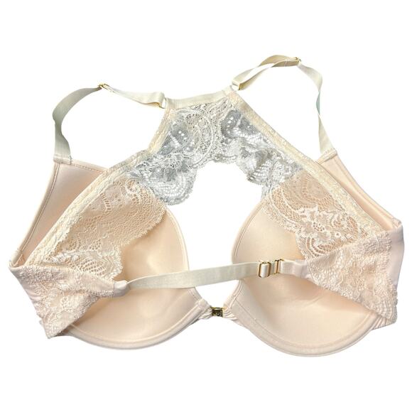 Thirdlove Bra Size 32F / 34E Lace Racerback Cream Nude Lace New with tags - Picture 2 of 7